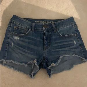 American Eagle Distressed Jean shorts